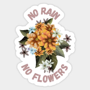 Botanical Perennial Flowers Sticker